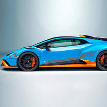 Ruitjesvlag Zijstrips Vinyl Decal Sticker Graphics voor Lamborghini STO 2