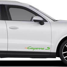 Paar Porsche Stickers Cayenne S Porsche Deuren Zijdecal Sticker
 3
