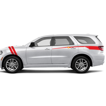 Zij-achter- en voorste Hash spatbordstrepen Deur Vinyl Grafische Decal Strepen voor Dodge Durango
 3