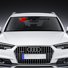 Vinyl Stickers Grafische Stickers voorruit Audi Allroad Banner Racing
 2