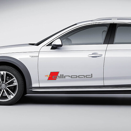 Paar Audi Allroad Sticker Zijdeuren Stickers Decals
