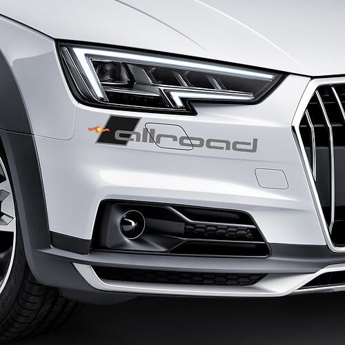 Voorbumper Audi Allroad Decal Stickers Decals
 1