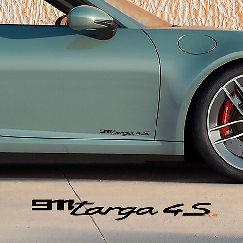 Zijdeuren Sticker voor Porsche 911 Targa 4S 2026
 1