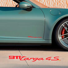 Zijdeuren Sticker voor Porsche 911 Targa 4S 2026
 3