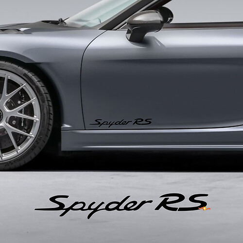 Zijdeuren Sticker voor Porsche 718 Cayman Spyder RS
 1