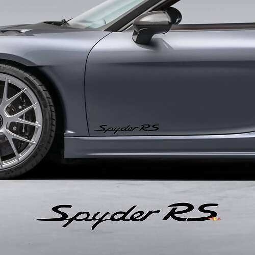 Zijdeuren Sticker voor Porsche 718 Cayman Spyder RS
