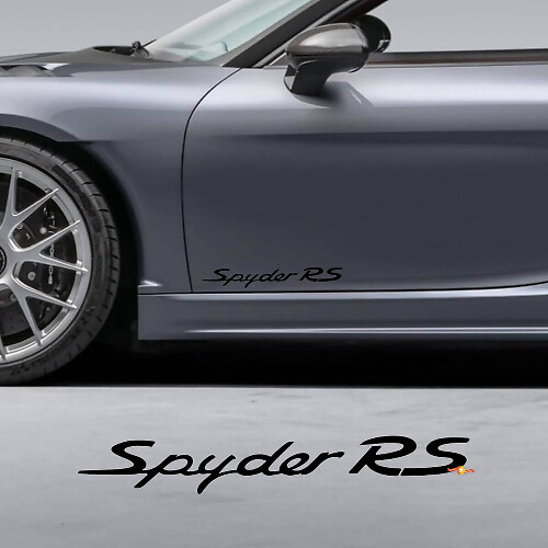 Spyder RS zijdeur vinyl decal set voor Porsche 718