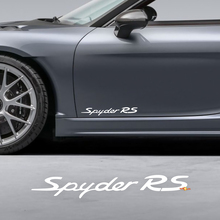 Zijdeuren Sticker voor Porsche 718 Cayman Spyder RS
 2