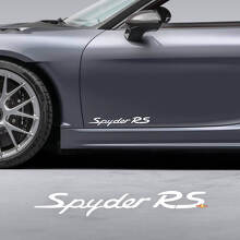 Spyder RS zijdeur vinyl decal set voor Porsche 718_2