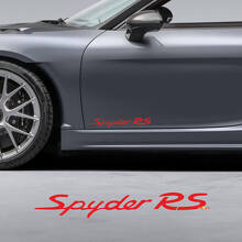 Zijdeuren Sticker voor Porsche 718 Cayman Spyder RS
 3