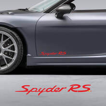 Spyder RS zijdeur vinyl decal set voor Porsche 718_3