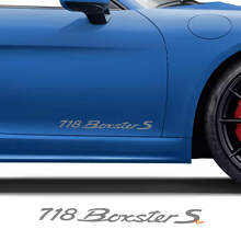 Zijdeuren Decal Sticker voor Porsche 718 Boxster S
 2