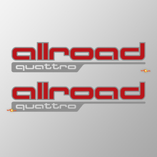 Raamzijde Audi Allroad Quattro Decal Stickers Decals
 3
