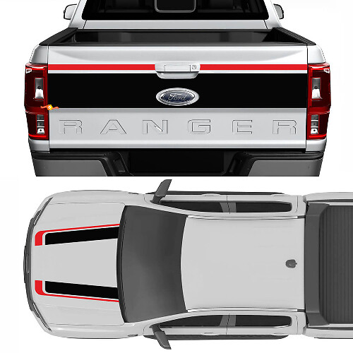 Truck Bed Side Decal Tremor Set Vinyl Stripe Stickers voor Ford Super Duty F250 F150
