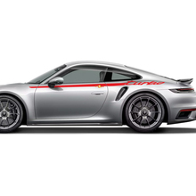 Zij TURBO strepen Kit grafische sticker voor Porsche 911 Turbo S 992.2
 3