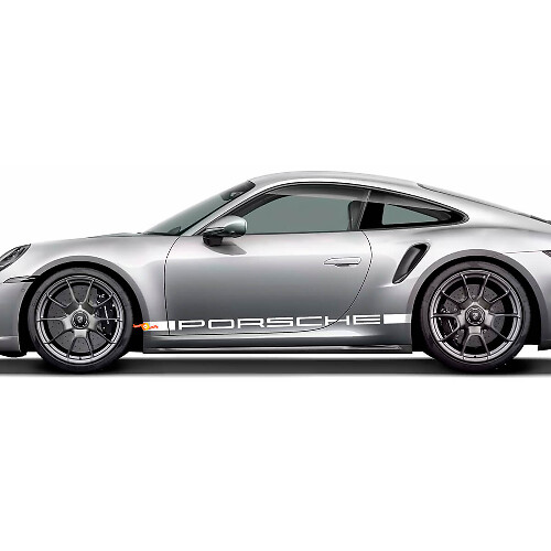 Zijstrepen Kit grafische sticker voor Porsche 911 Turbo S 992.2
