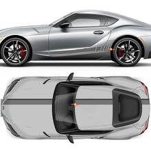 Racing Strepen Volledige Set Vinyl Decal Sticker voor Toyota Supra 2020-2026_2