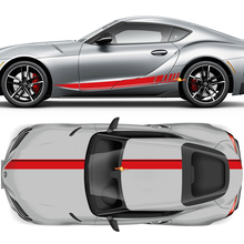 Motorkap Dak Kofferbak en Deuren Zijstrepen Grafische Decals Stickers voor Toyota Supra GR MKV A90 A91
 3