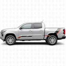 Rijzende Accent Deur- en Zijpanelen Vinyl Strepen voor Chevrolet Colorado 3e Gen 2023-2026_2