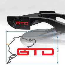 Nürburgring GTD Spoiler Vinylsticker voor Musclecar Musclecarmodel GTD_2