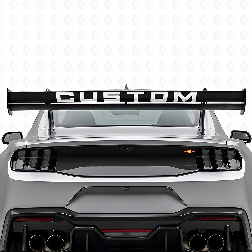 Custom spoiler vinyl sticker voor musclecar musclecarmodel GTD