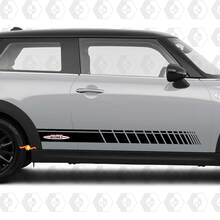 Zijstrepen graphics sticker John Cooper Works voor Mini Cooper S
 2