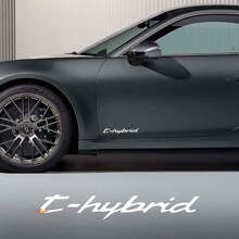 T-Hybrid zijdeur vinyl decal kit voor Porsche 911_2