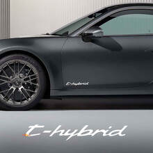 T-hybrid Zijdeuren Sticker voor Porsche 911 turbo S T-hybrid
 2