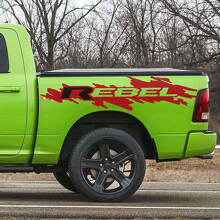 Rebel Bedside Vinyl Decal Kit voor Dodge Ram Rebel_2
