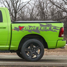 Aangepast Vinyl Decal Kit voor Modderspatten Cabinewand Dodge Ram Rebel_3