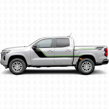 Veegvormige bovenste accent deur- en zijstreepvinylen voor Chevrolet Colorado 3e generatie 2023-2026_4