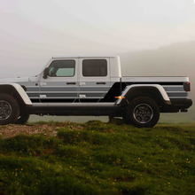 Zij Retro Vintage Strepen Sticker Grafisch Vinyl voor Jeep Gladiator
 2