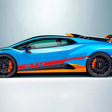 STO Strepen Zijkant Vinyl Sticker Grafische Decal voor Lamborghini STO
 3