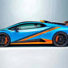 Racen strepen Zijvinyl Sticker Grafische stickers voor Lamborghini STO
 2