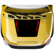 Omlijsting Hood Blackout TRD off road Decal Sticker voor Toyota FJ Cruiser
 2