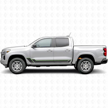 Hoekige Outline Deur- en Rockerpanelen Vinyl Strepen voor Chevrolet Colorado 3e Gen 2023-2026_4