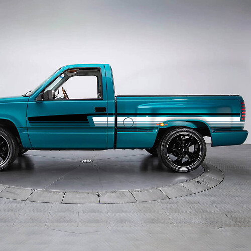 1993 Chevrolet Classic Zij- & Achterklep Strepen Decal Sticker Set
 1