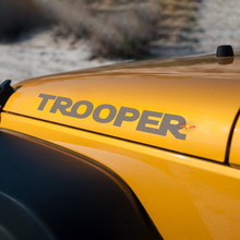 Trooper Hood Decal Sticker voor Jeep Wrangler
 2