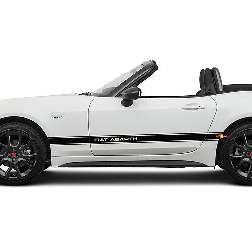 Zijstreep Abarth Racing Stripe Decal Graphics Sticker voor Fiat 124 Spider Abarth
