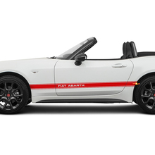 Zijstreep Abarth Racing Stripe Decal Graphics Sticker voor Fiat 124 Spider Abarth
 2