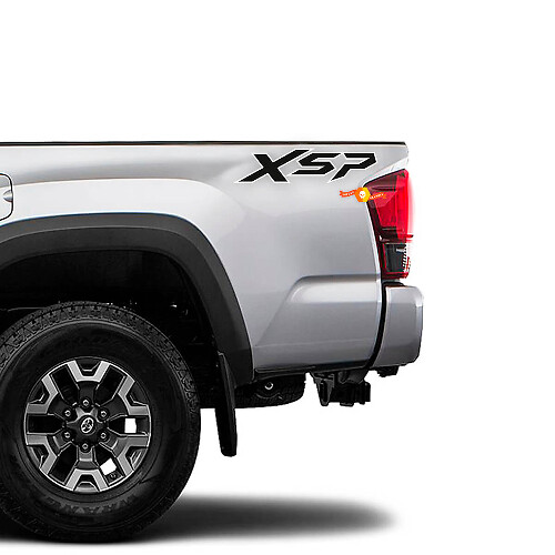 Set van XSP zijtruck vinyl stickers decal voor Toyota Tacoma
