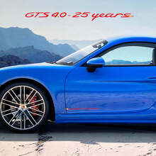 GTS 4.0 25 Jaar Zijdeur Vinyl Decal Set voor Porsche 718 Cayman_3