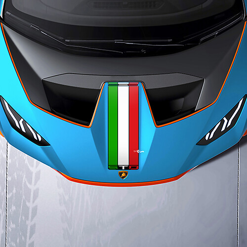 Motorkap Racestrepen Vinyl Decal Sticker Graphics voor Lamborghini STO
 1