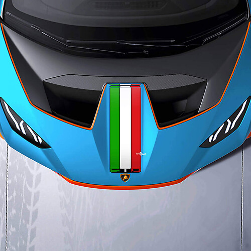 Motorkap Racestrepen Vinyl Decal Sticker Graphics voor Lamborghini STO

