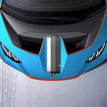 Motorkap Racestrepen Vinyl Decal Sticker Graphics voor Lamborghini STO
 2