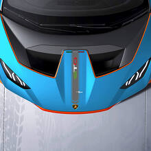 Italiaans Stijl Omtrek Streep Motorkap Vinyl Decal Sticker voor Lamborghini Huracán_2