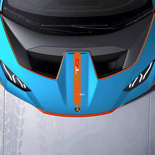 Italiaans Stijl Omtrek Streep Motorkap Vinyl Decal Sticker voor Lamborghini Huracán_3