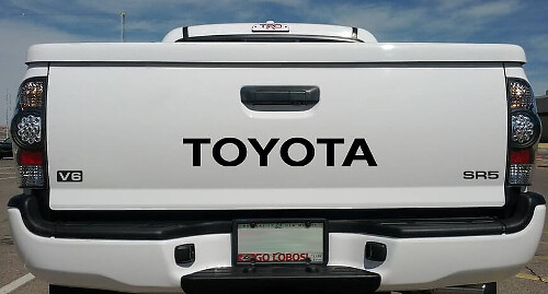Decals voor achterklep Toyota SR5 V6 TRD Truck Pickup Vinyl Sticker Tundra Tacoma
