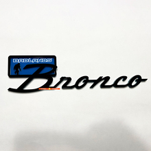 Bronco Badlands Yeti Sasquatch Bigfoot Spatbordemblemen Achterklepembleem 3D-embleem Zwart vs Blauw
 2