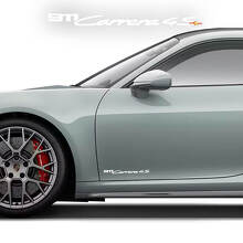 911 Carrera 4S Zijdeur Vinyl Stickers Set voor Porsche 911_5